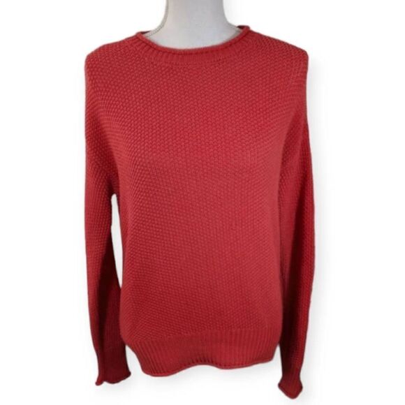 JESSICA SIMPSON BURNT ORANGE SWEATER SZ.M EUC. - Picture 1 of 6